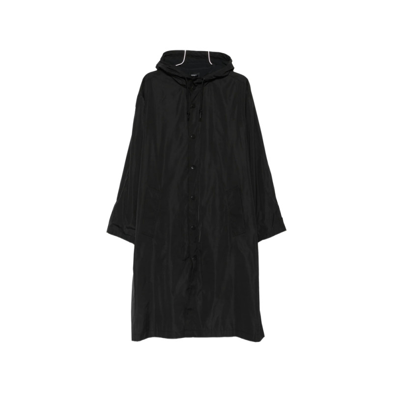 A. p.c. Logo-print Hooded Oversized Jacket