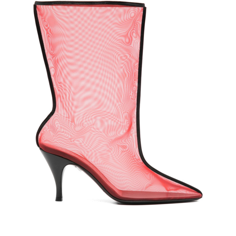 Herbert Levine Pointed-toe Mesh Boots