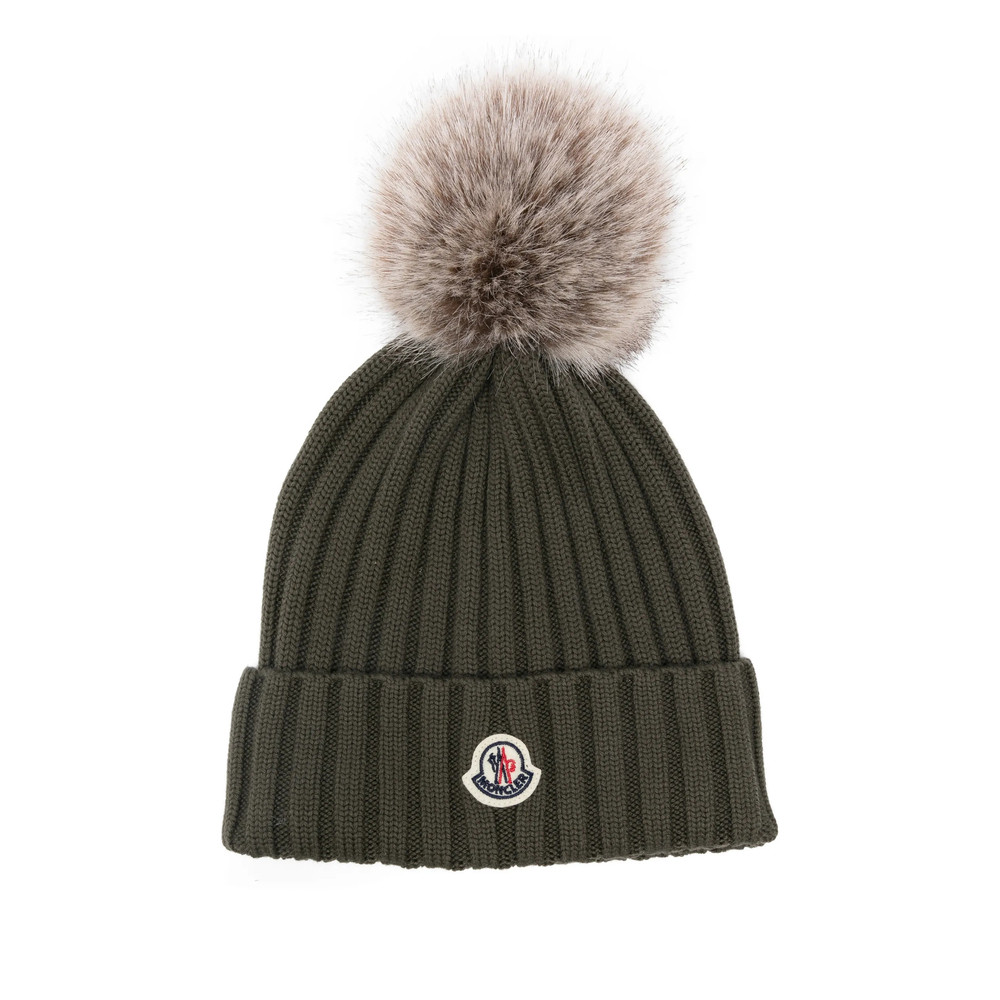 Moncler Logo-patch Beanie Hat