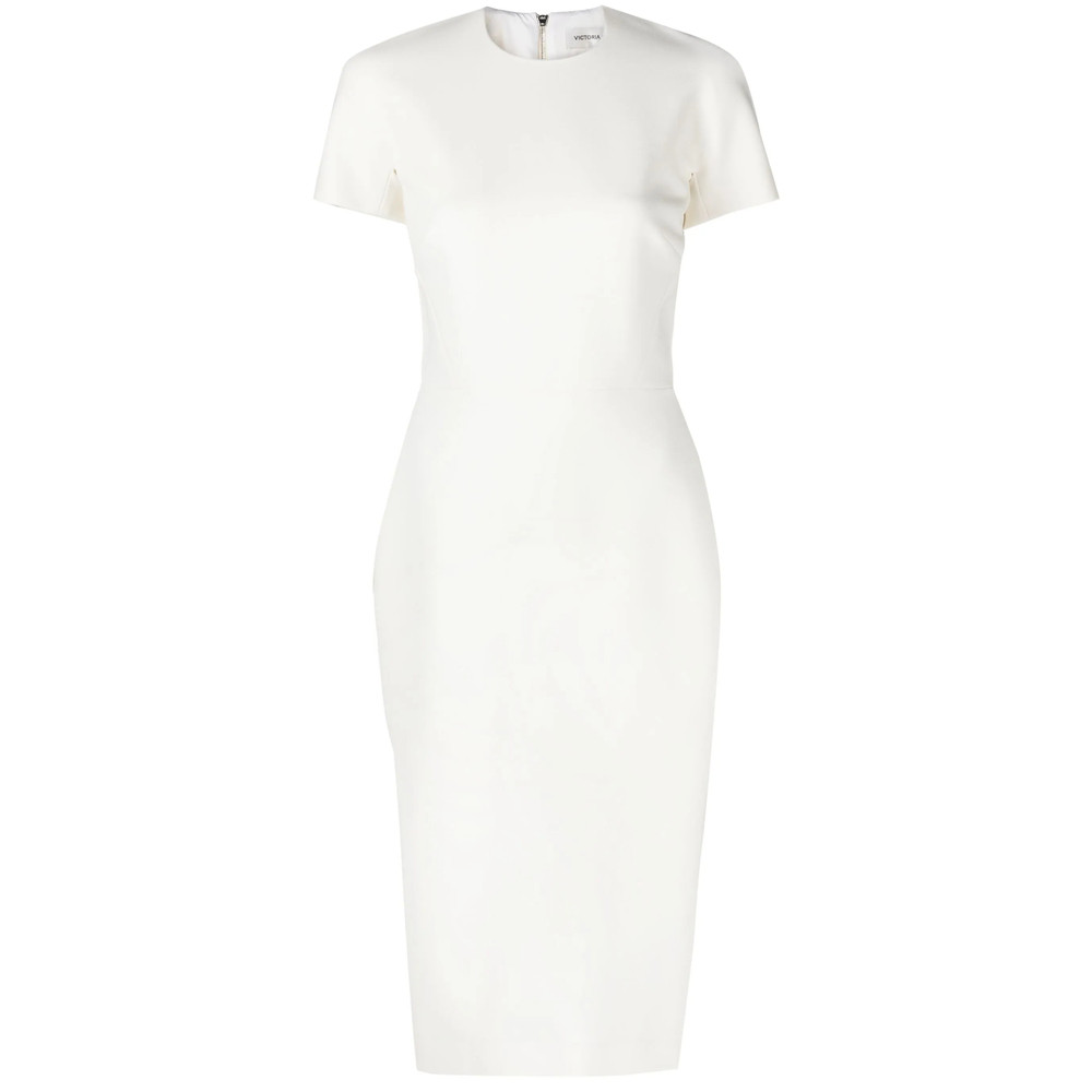 Victoria Beckham Twill Midi Dress