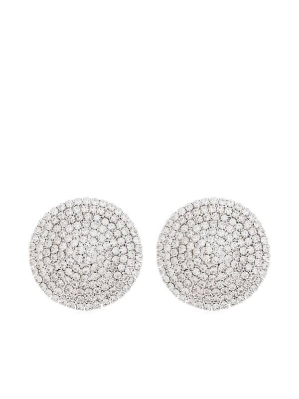crystal-embellished earrings