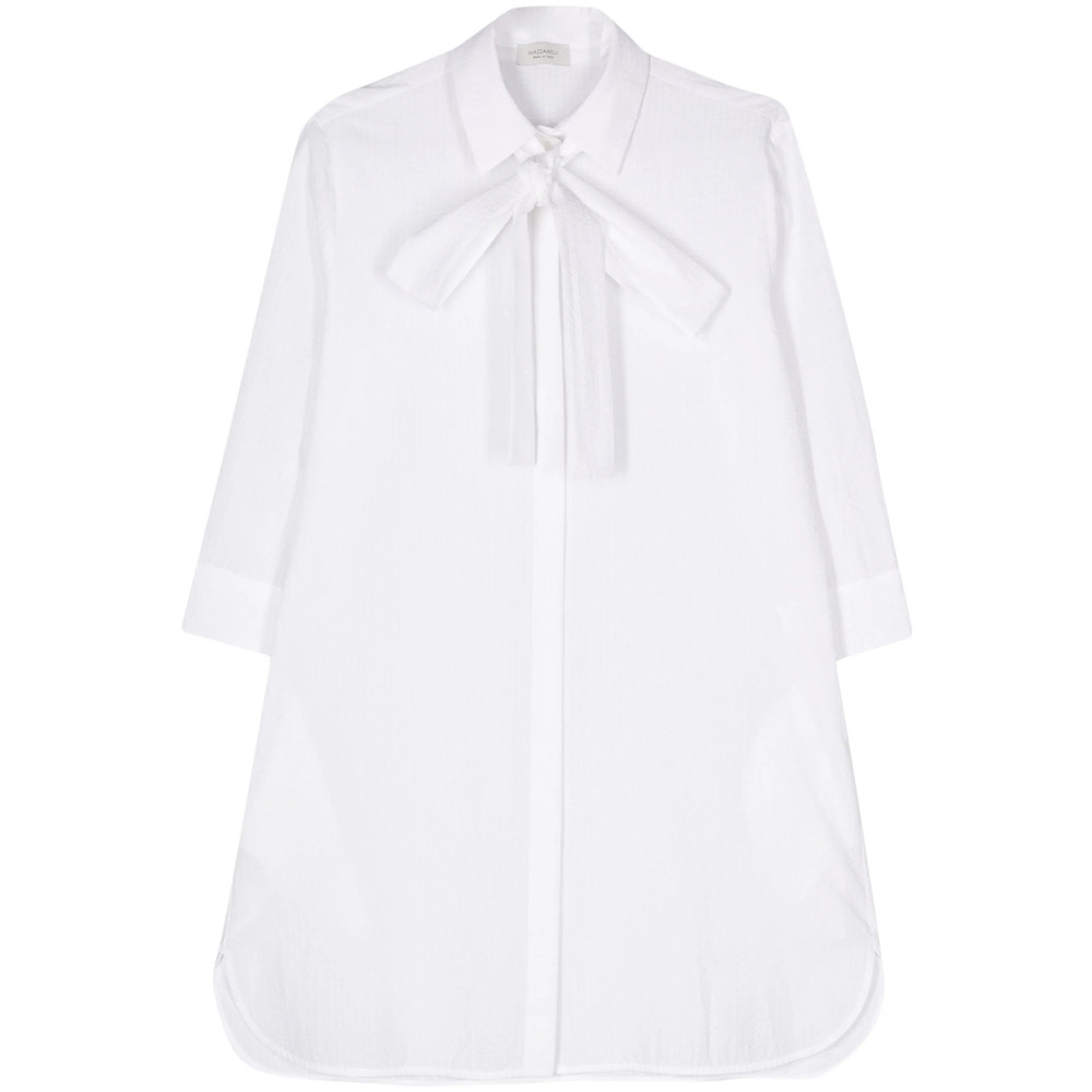 Mazzarelli Seersucker Cotton Shirt
