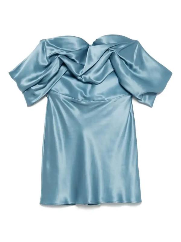 silk mini dress