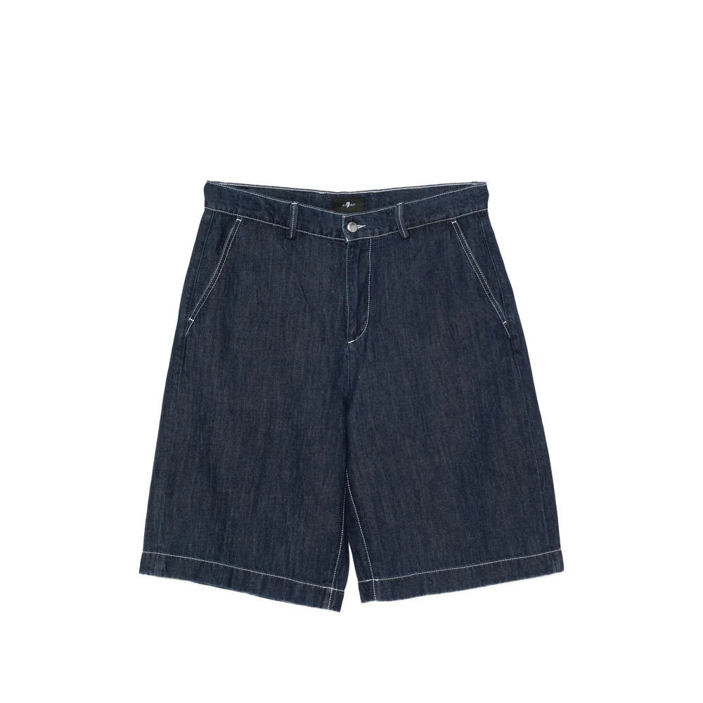 7 For All Mankind Contrast-stitch Shorts