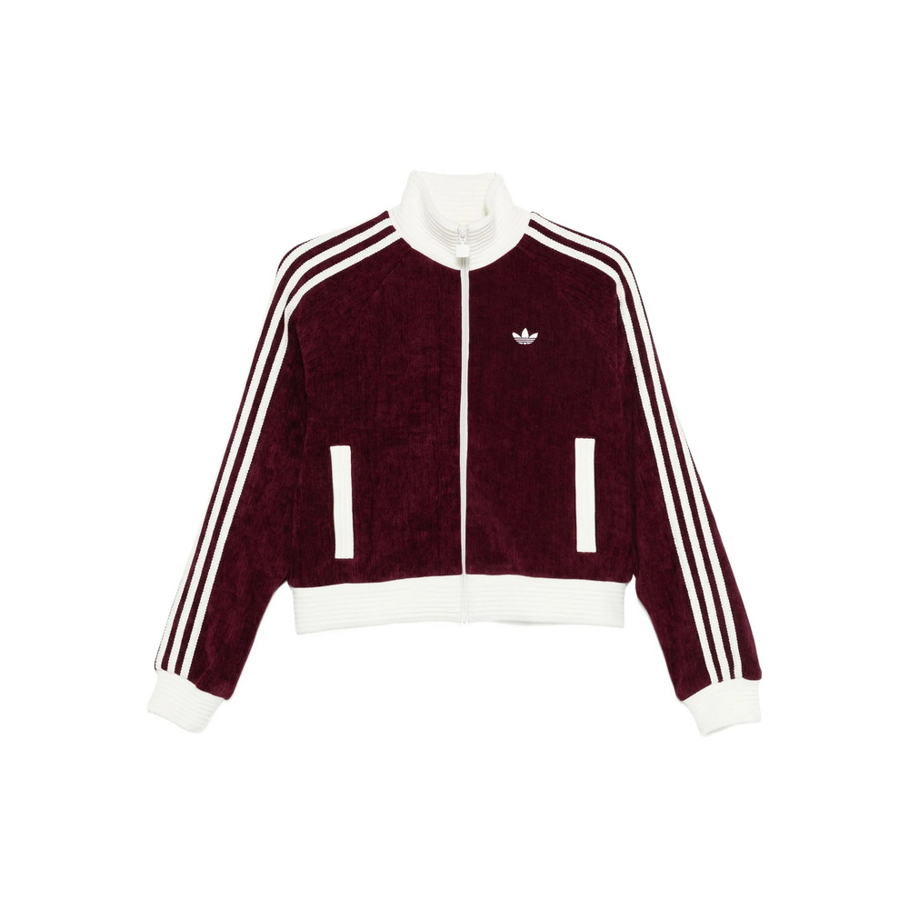 Adidas Velour Zipped Sweatshirt