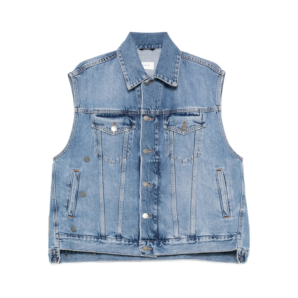 Haikure Button Denim Gilet