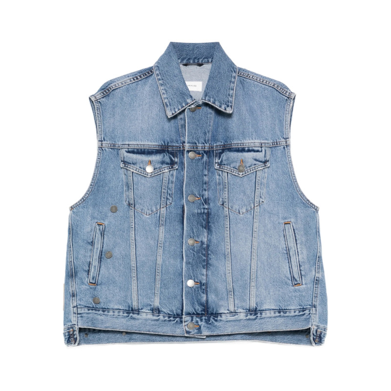 Haikure Button Denim Gilet