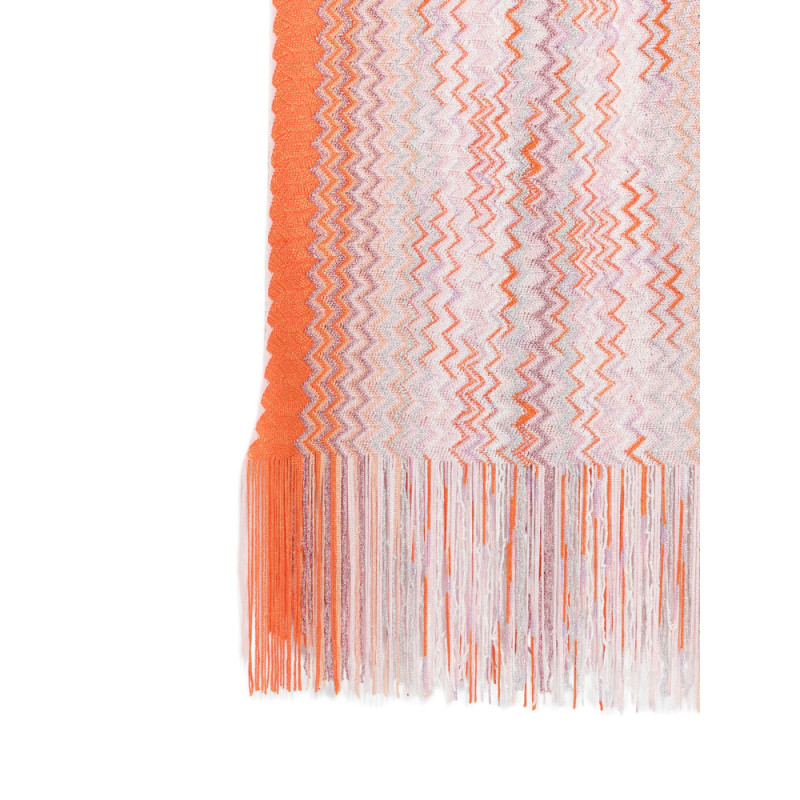 Missoni Zig-zag-pattern Fringed Scarf