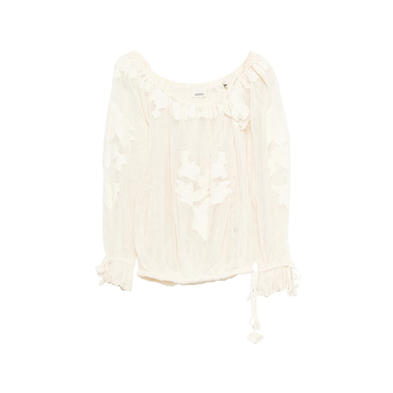 Isabel Marant Floral Appliqué Blouse