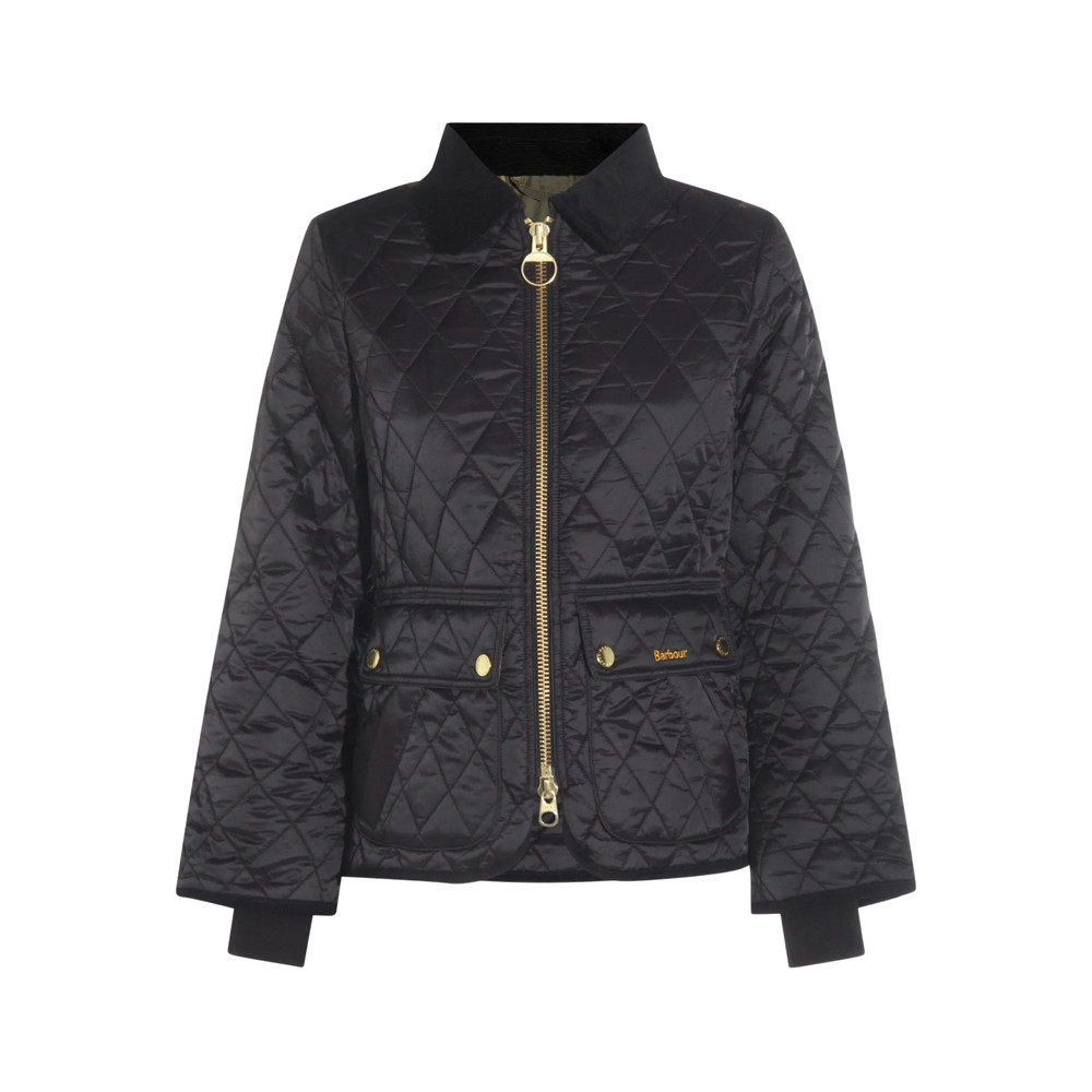 Barbour Diamond-quilted Zip-front Coat