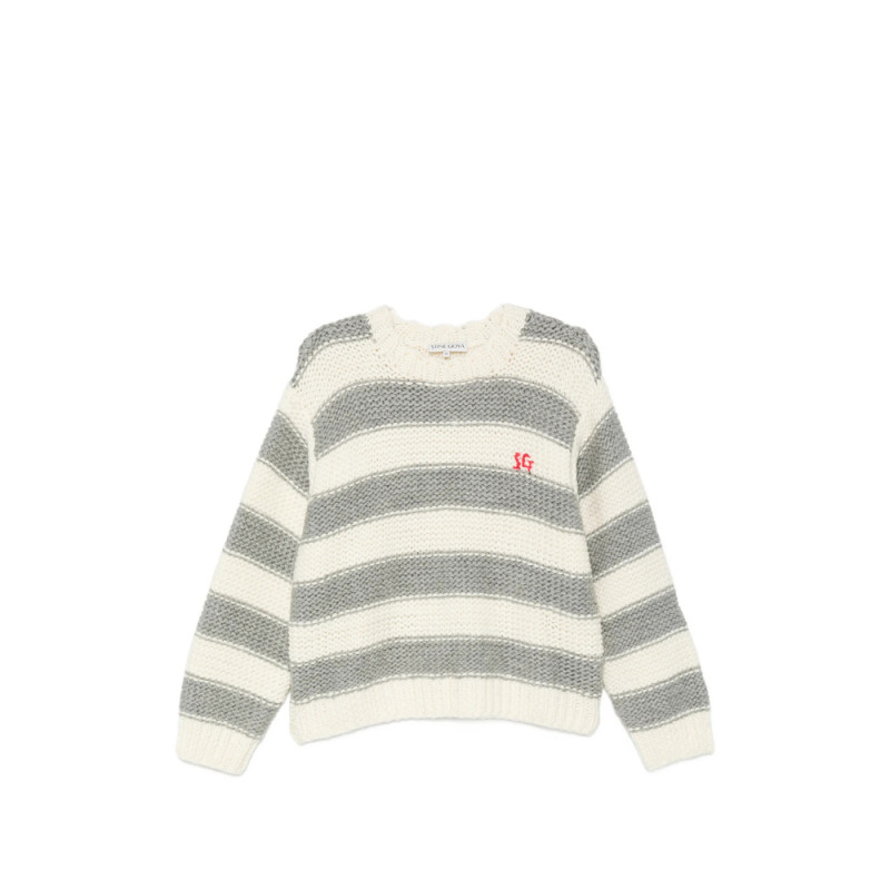 Stine Goya Striped Chunky-knit Sweater