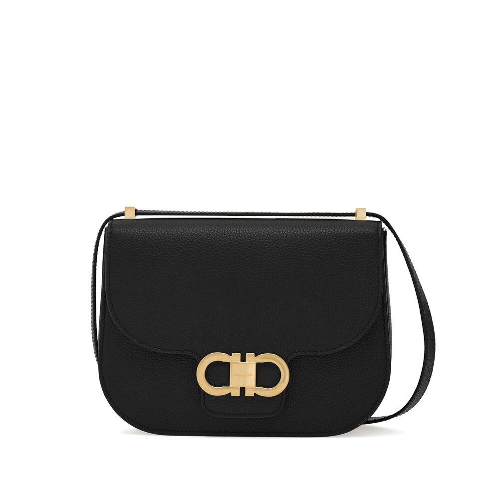 Ferragamo Double Gancini Shoulder Bag