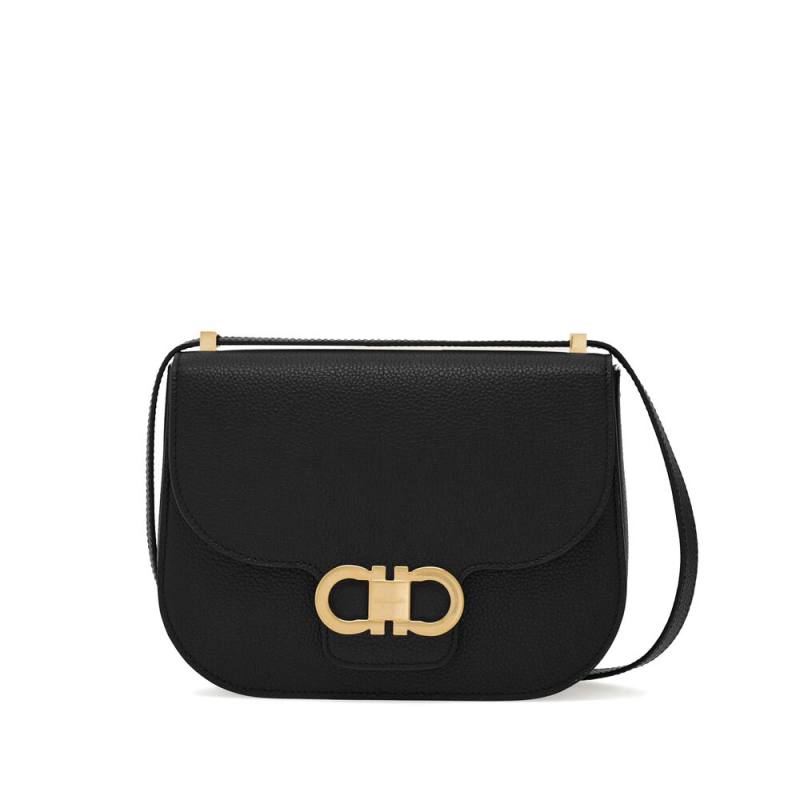 Ferragamo Double Gancini Shoulder Bag