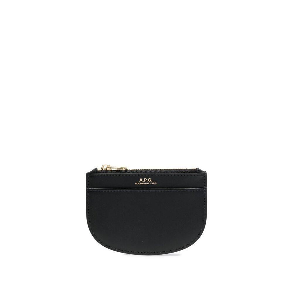 A. p.c. Rounded Leather Purse