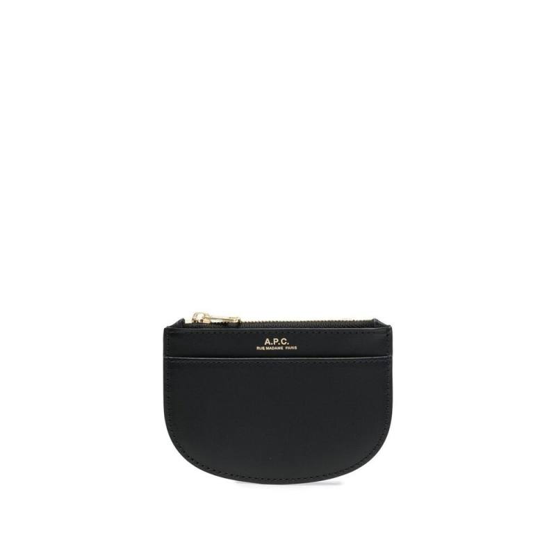 A. p.c. Rounded Leather Purse