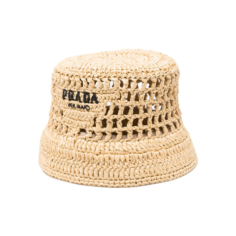 Prada Woven Straw Hat