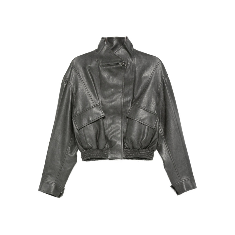 Low Classic Flap-pocket Leather Jacket