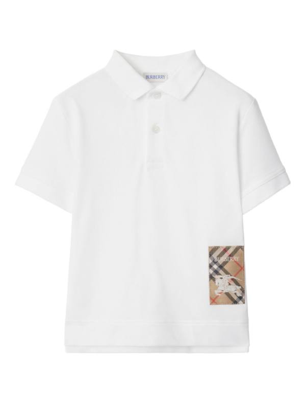 Check Label polo shirt