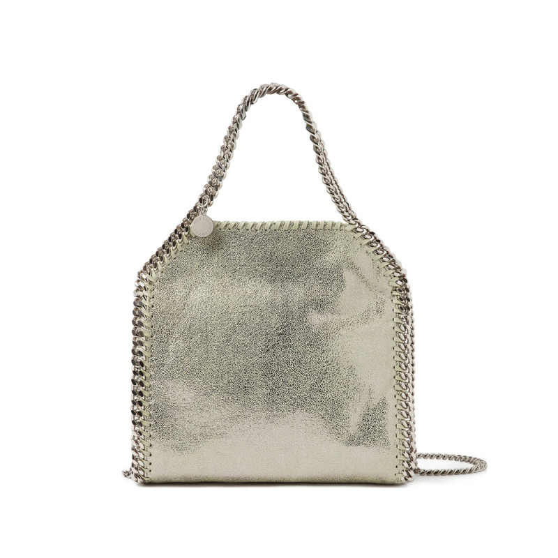 Stella Mccartney Mini Falabella Metallic Tote Bag