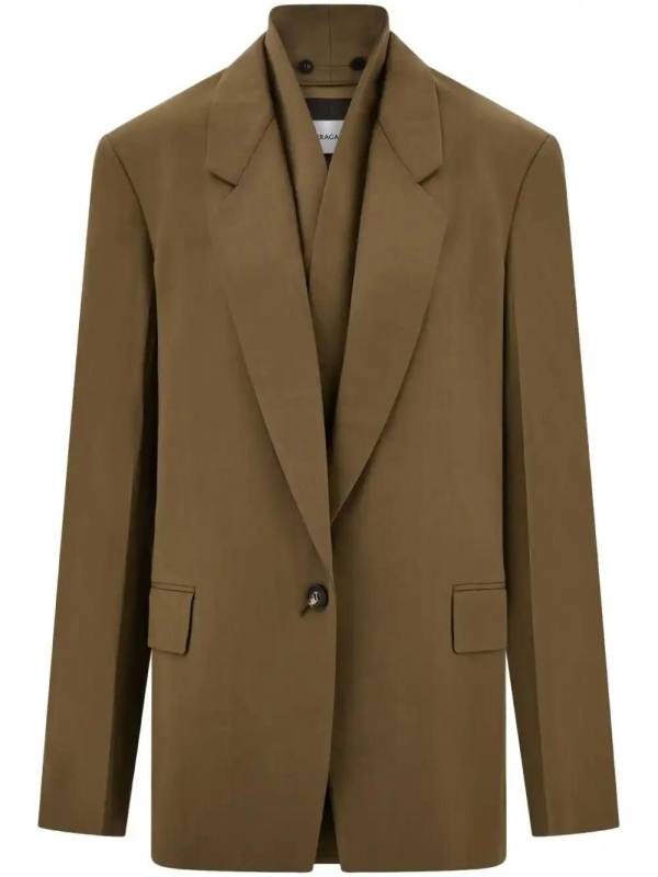 single-breasted blazer