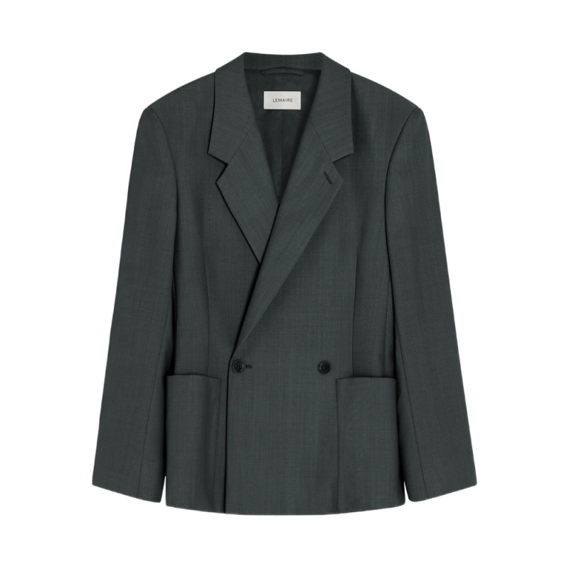 Lemaire Double-breasted Patch-pocket Blazer