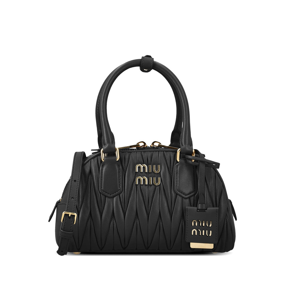 Miu Miu Matelassé Leather Tote Bag