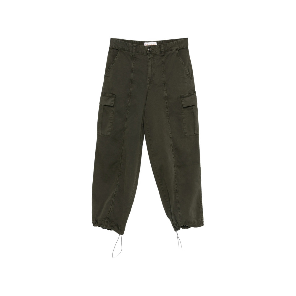 Lois Jeans Gabardine Wide-leg Cargo Pants