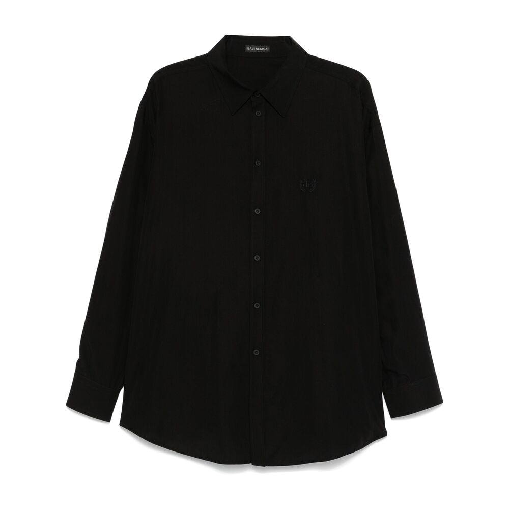 Balenciaga Logo-embroidered Shirt