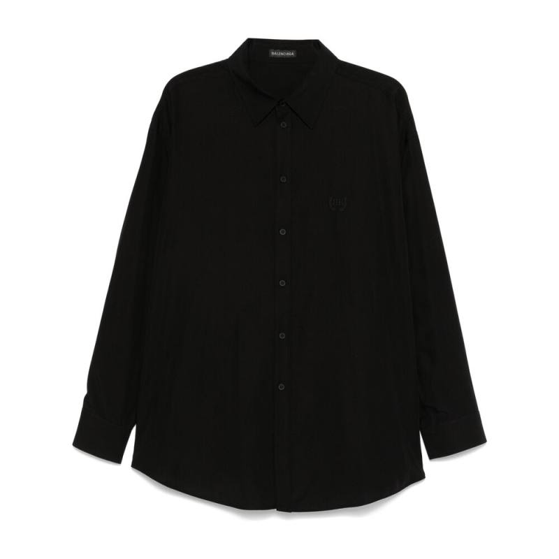 Balenciaga Logo-embroidered Shirt