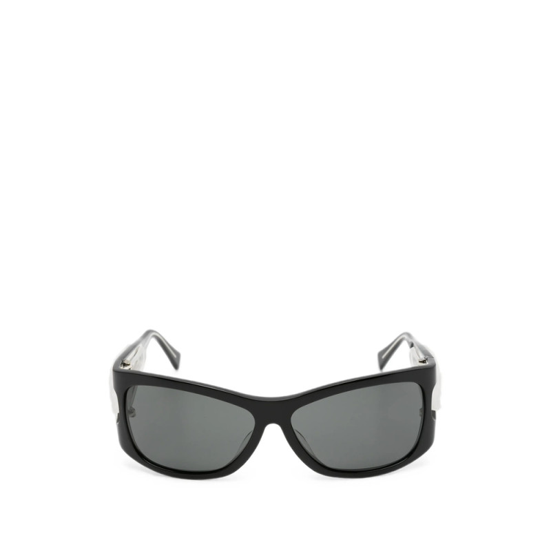 Yvmin Hair-clip Rectangle-frame Sunglasses