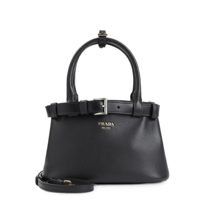 Prada Small Buckle-detail Leather Shoulder Bag