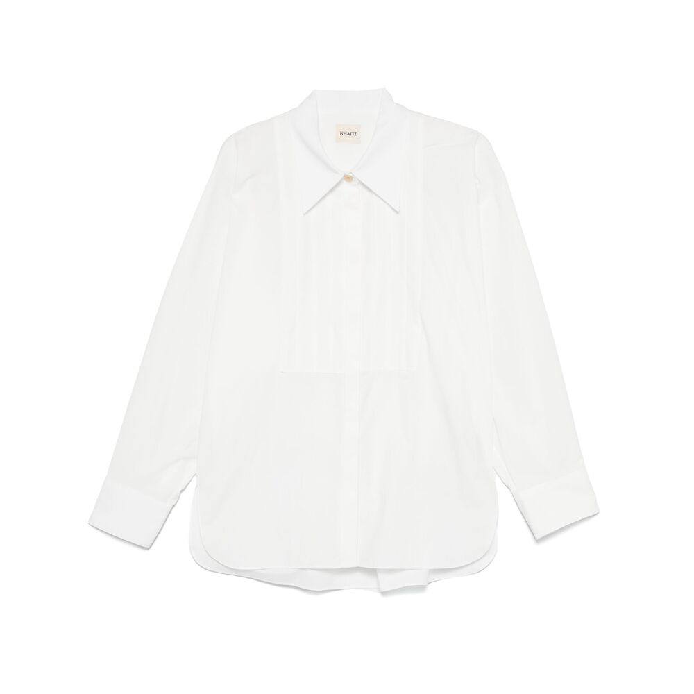 Khaite Pintuck-detailed Shirt