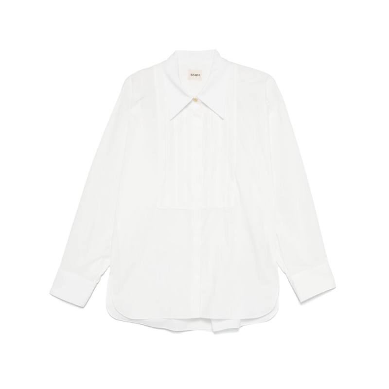 Khaite Pintuck-detailed Shirt