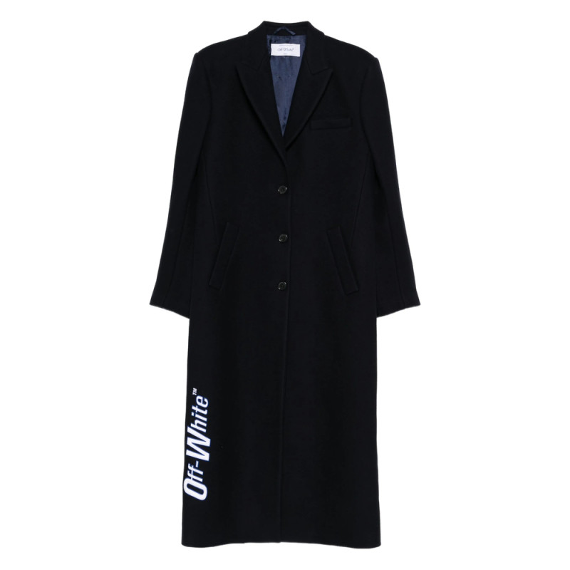 Off-white Logo-detail Coat