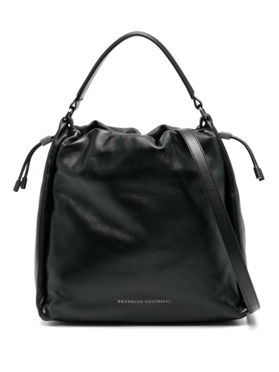 logo-debossed tote bag