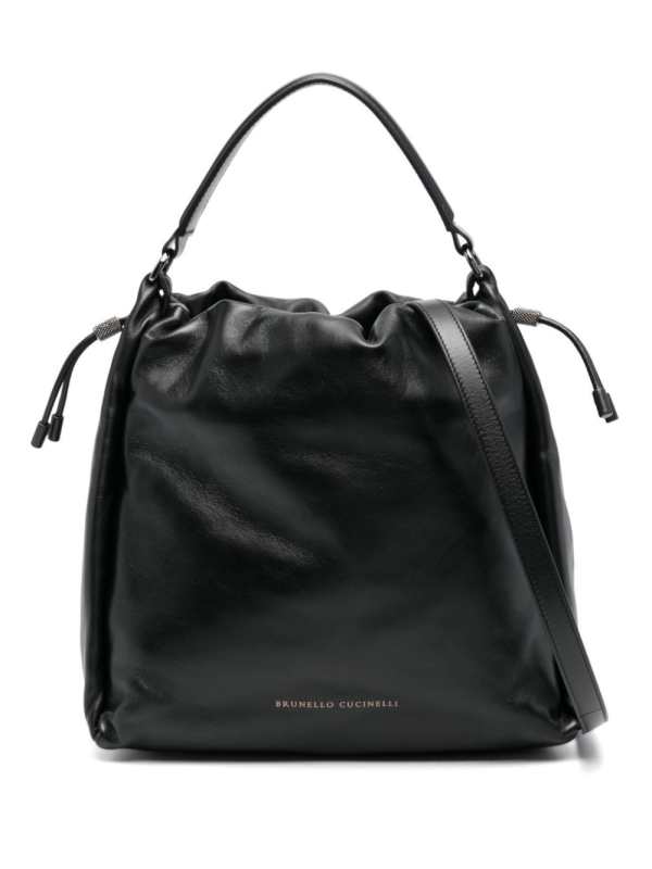 logo-debossed tote bag