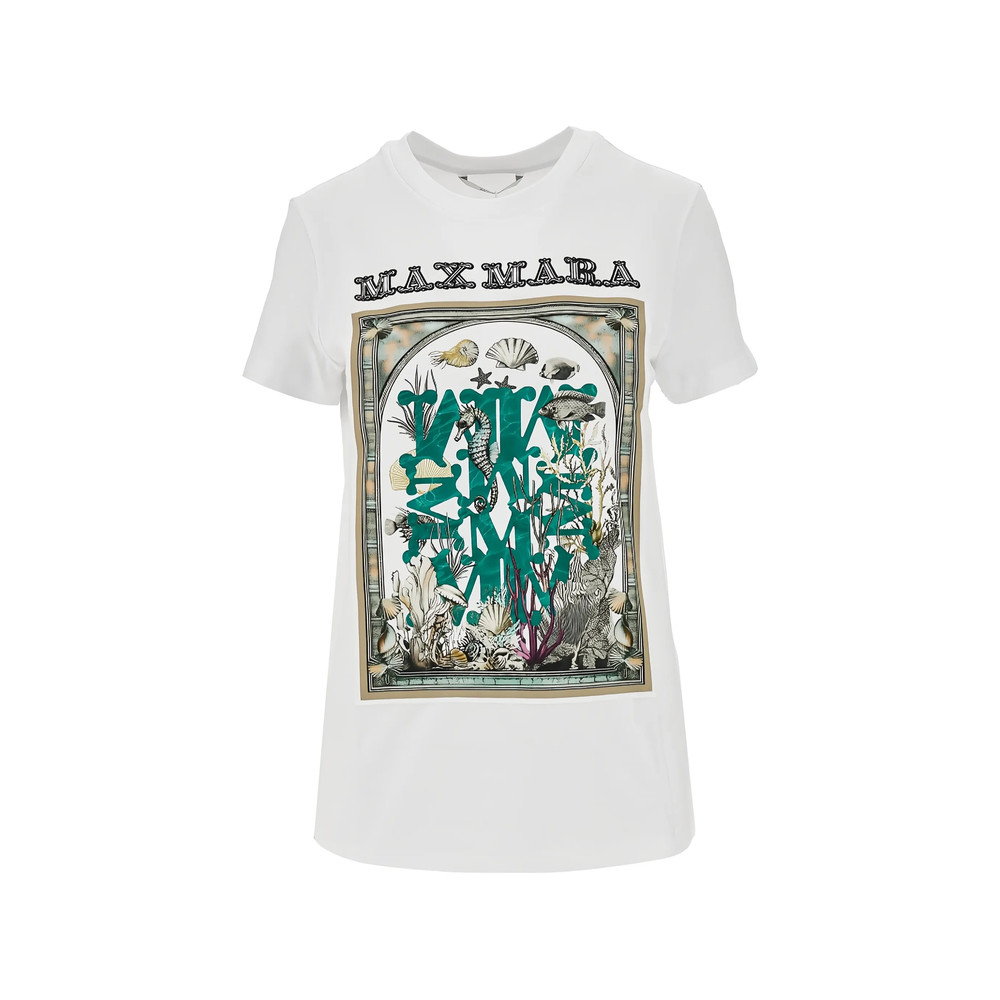 Max Mara Mxmspadino Printed T-shirt