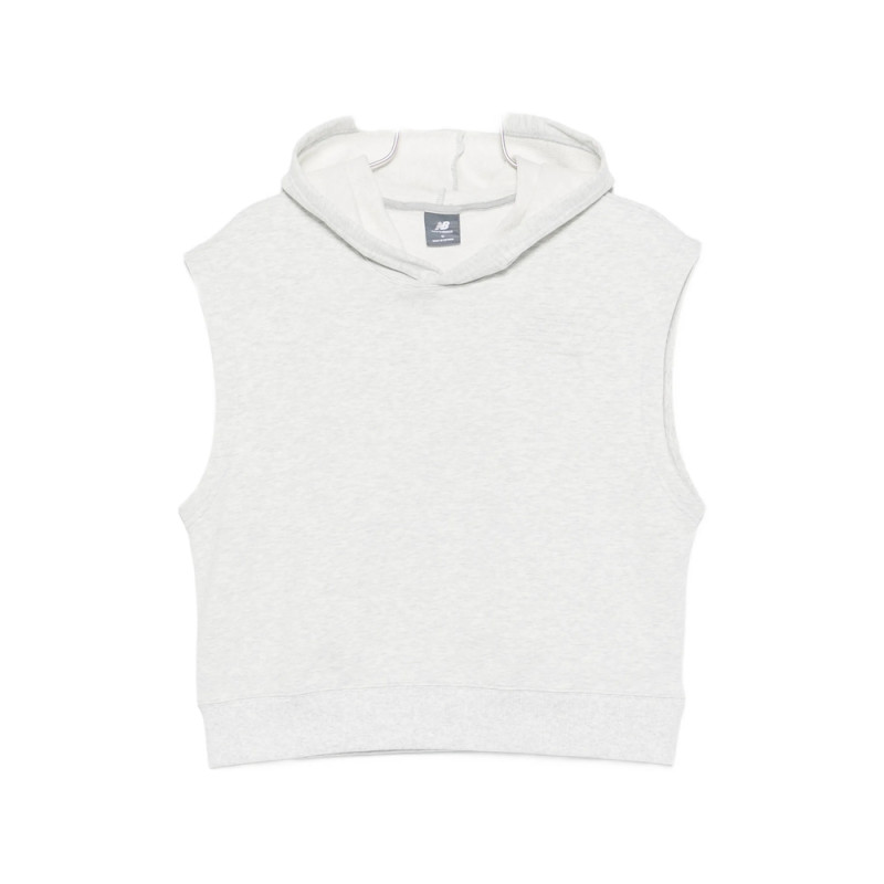 New Balance Sleeveless Logo-embroidered Hoodie