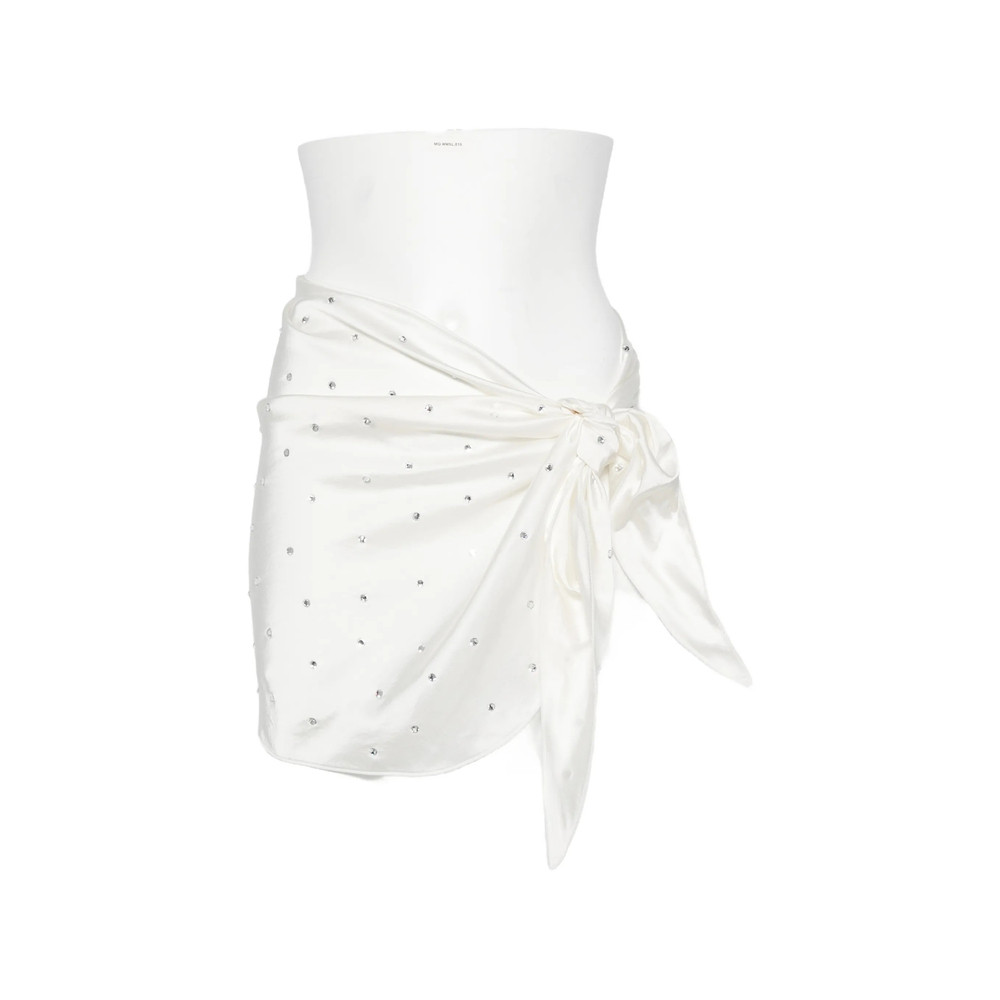 Oséree Crystal-embellished Wrap-design Pareo