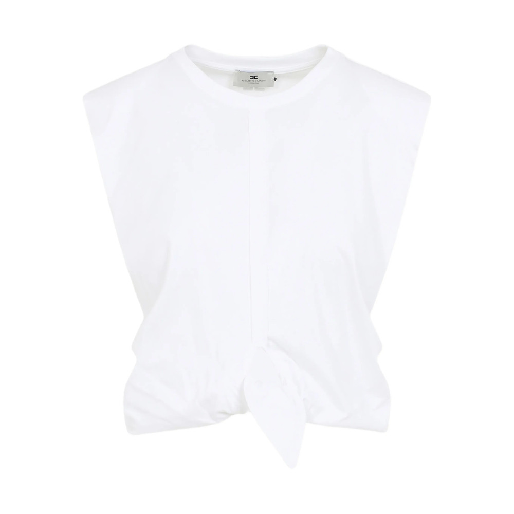 Elisabetta Franchi Knot-detail T-shirt