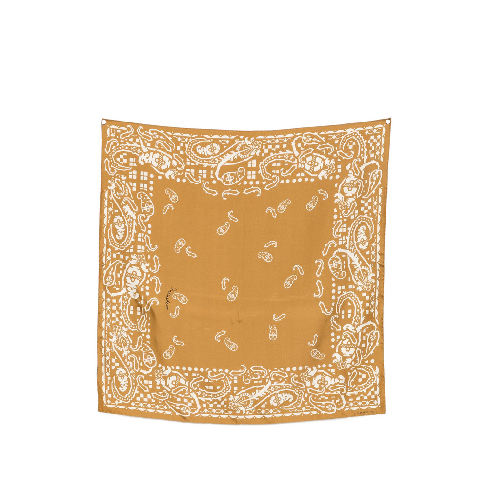 Mantero Paisley-print Silk Scarf