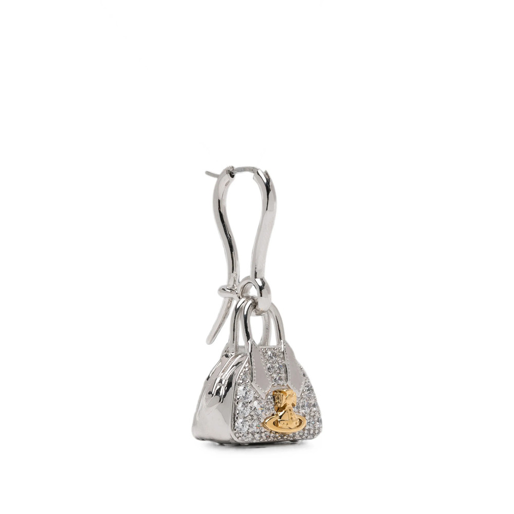 Vivienne Westwood Yasmine Orb-plaque Crystal-embellished Earrings