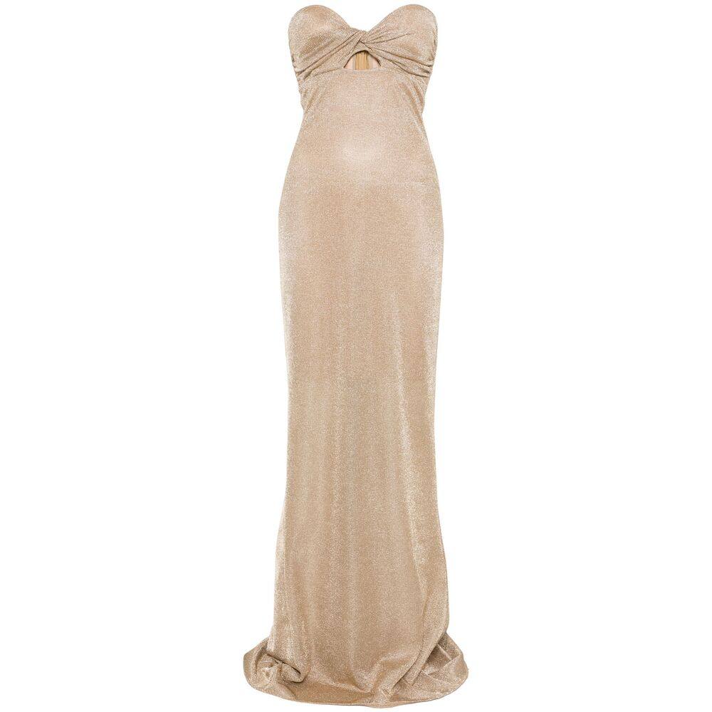 Giuseppe Di Morabito Metallic Threading Maxi Dress