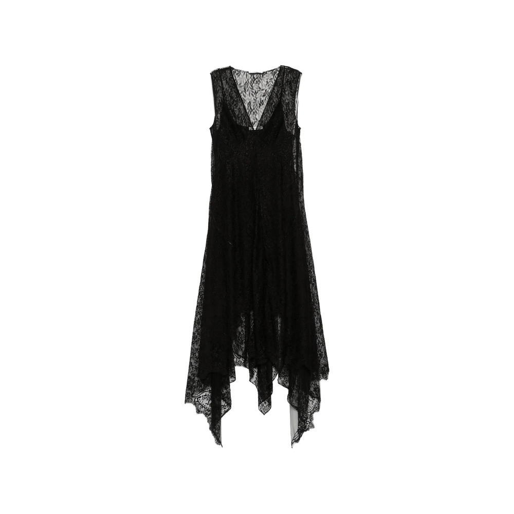 Fendi Lace Asymmetric-hem Dress