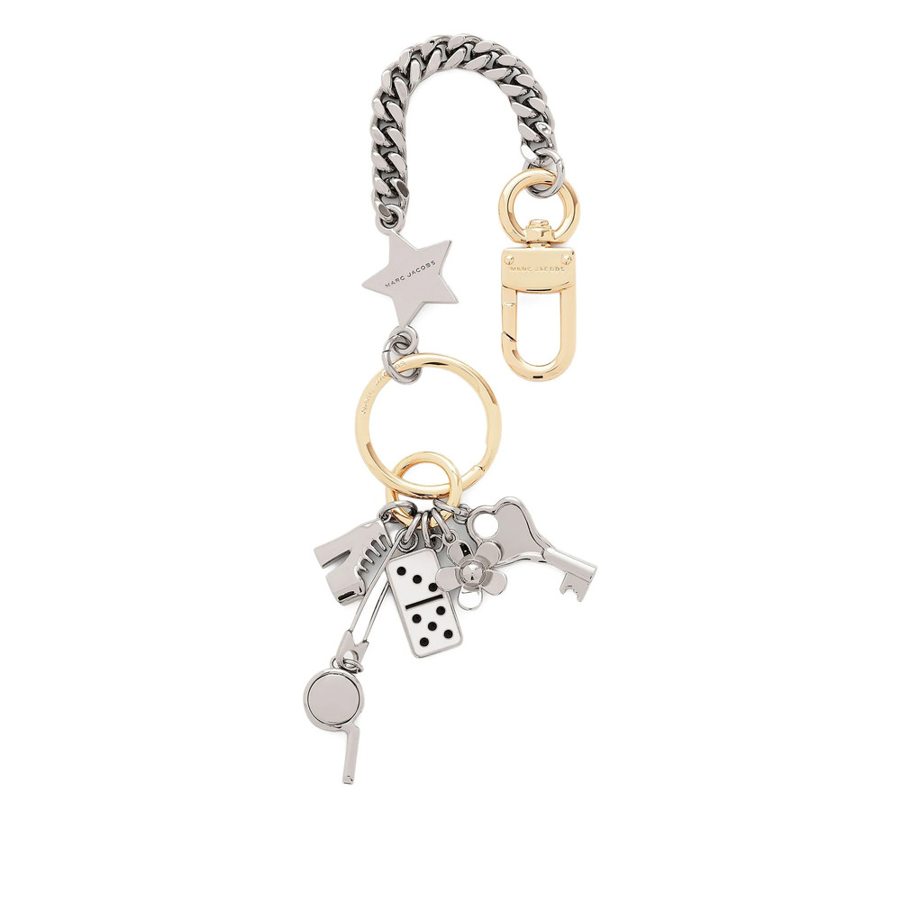 Marc Jacobs The Metal Safety Pin Cluster Charm Chain