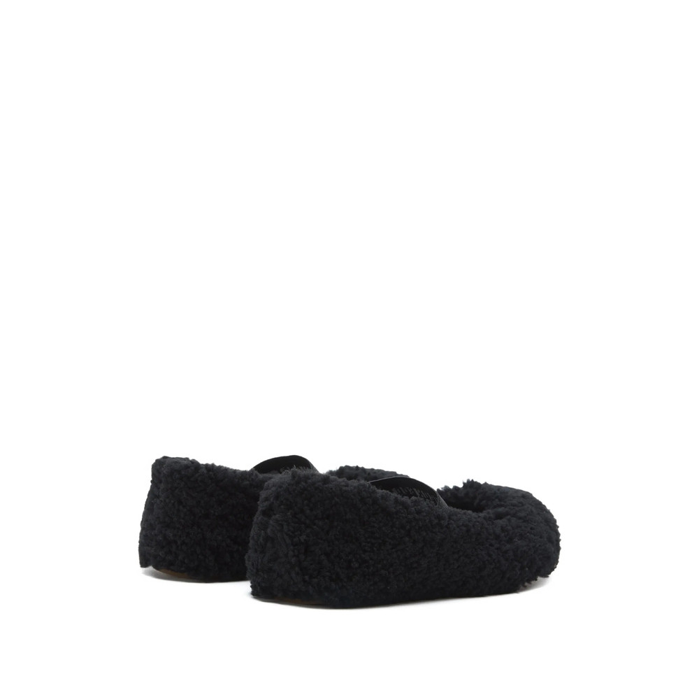 Moonboot Shearling Ballerina Flats