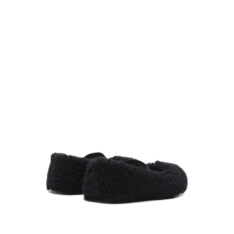 Moonboot Shearling Ballerina Flats