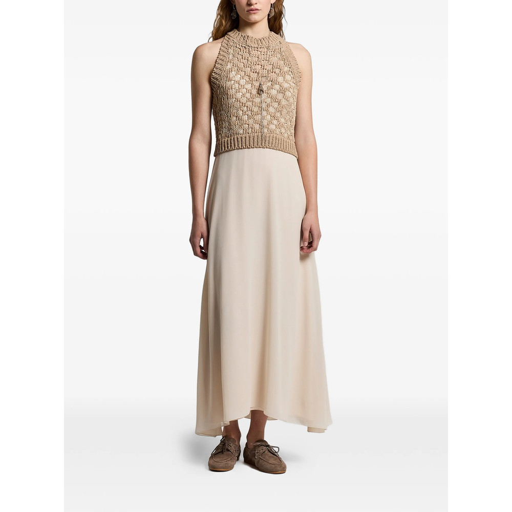 Peserico Crochet Midi Dress