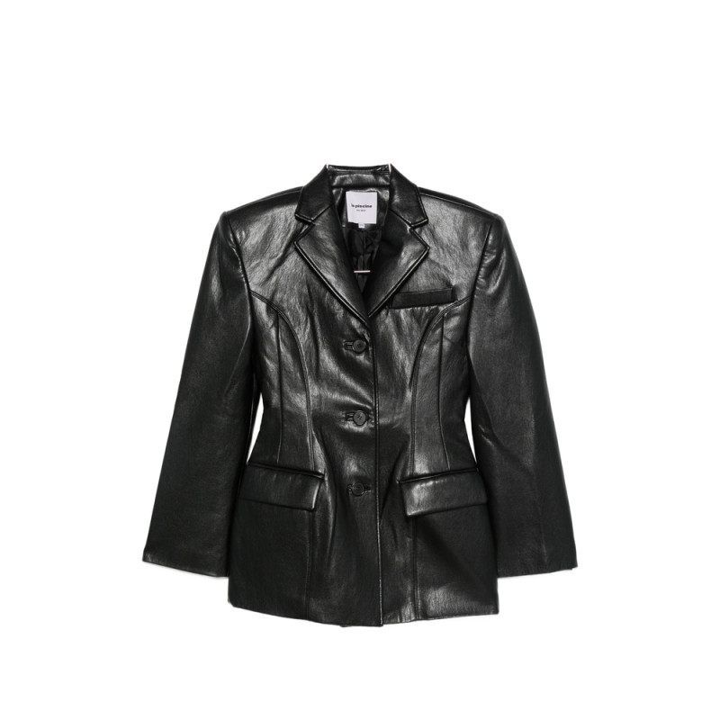 La Piscine Structured-shoulder Blazer