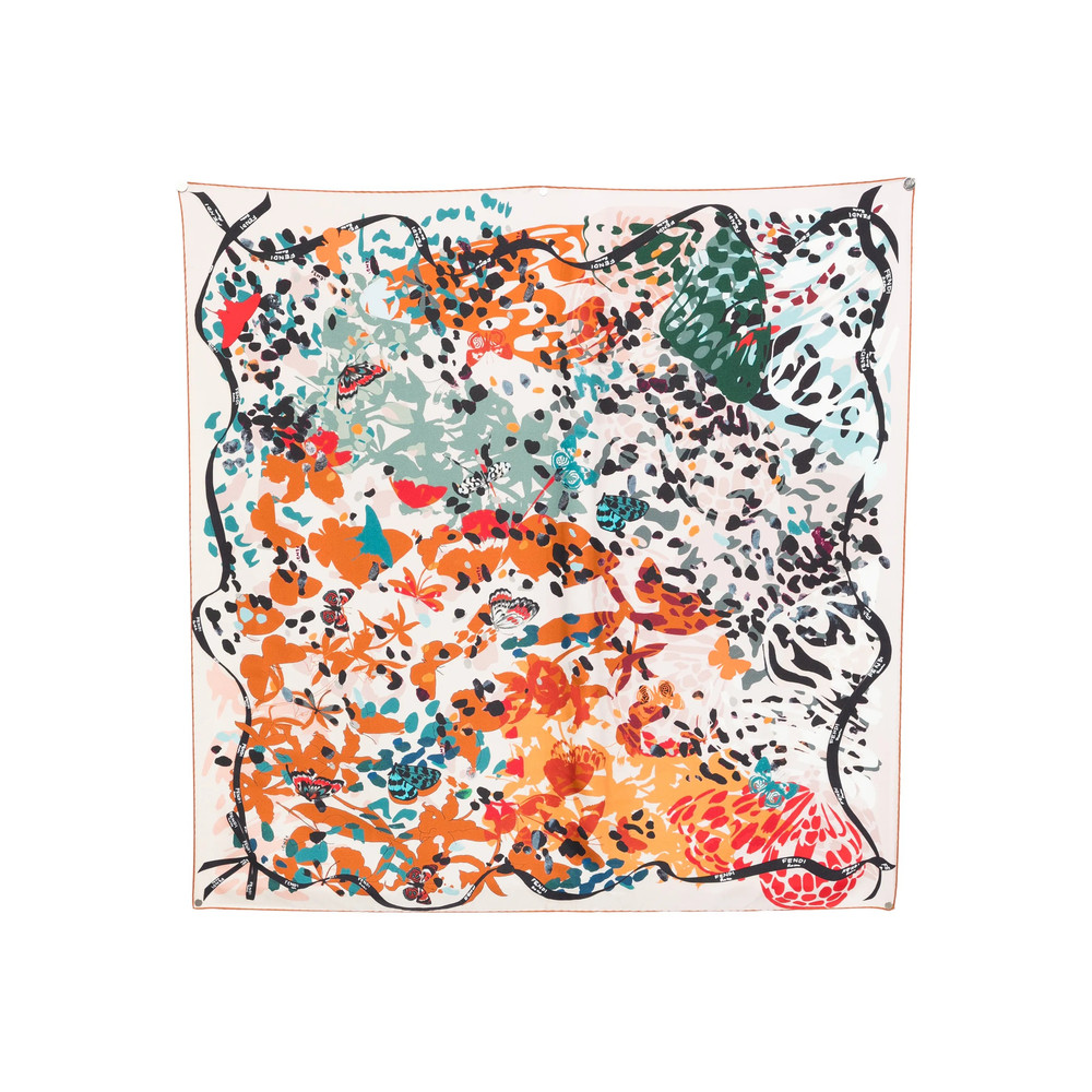 Fendi Butterflies-print Scarf